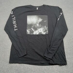 Sam Smith Shirt Mens XL Black Long Sleeve Concert Tour‎ Graphic Band Tee Merch